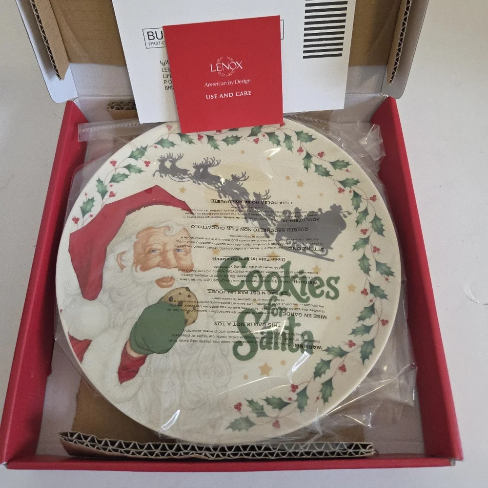 Lenox American By Design Cookies For Santa Holiday 9
